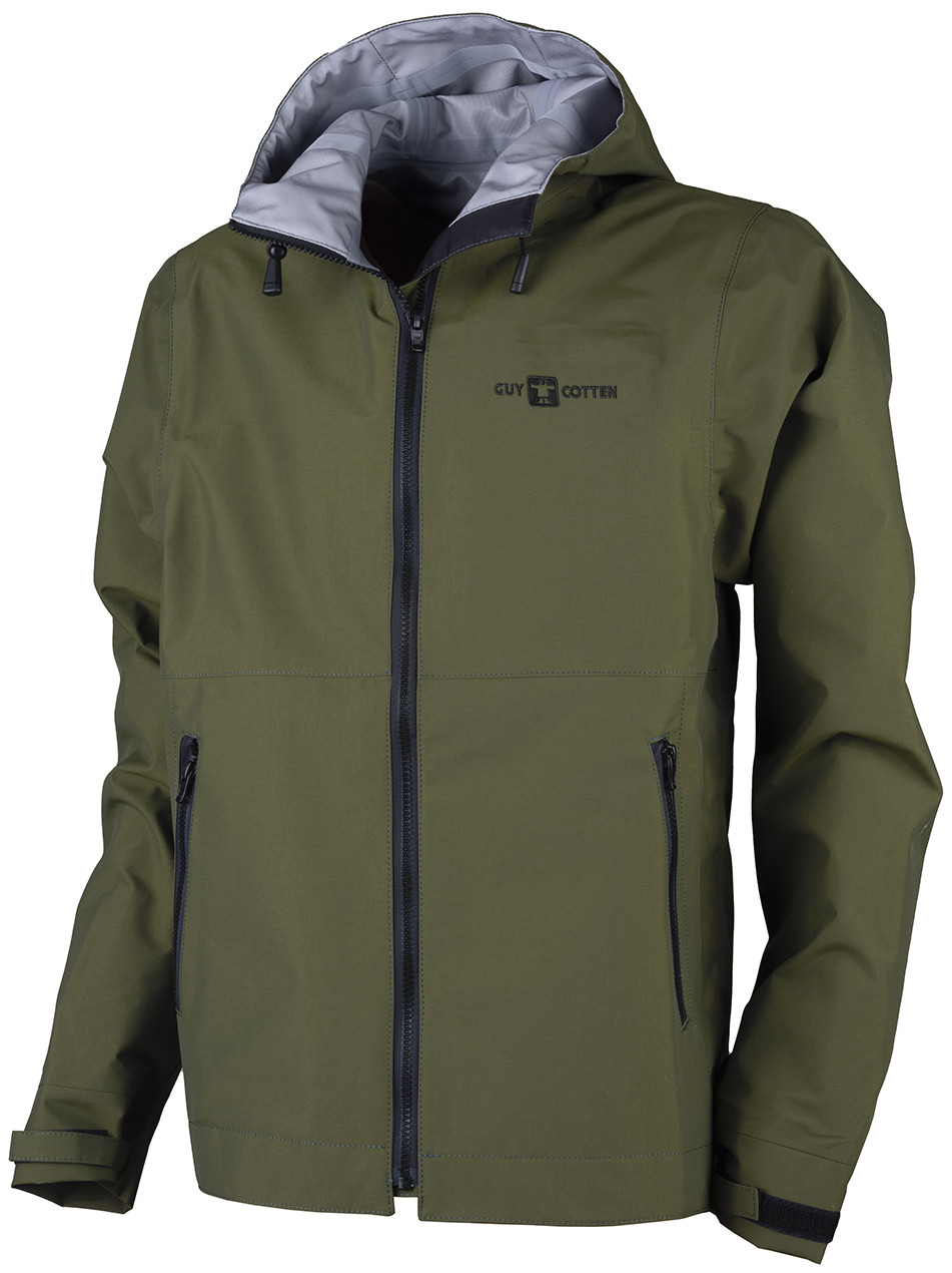 Vue de face du blouson Mambo marine vert