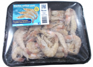 Gambas sauvages entières crues Pexeo ECO