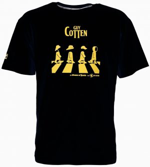 T-shirt Passage Bonhommes noir Guy Cotten