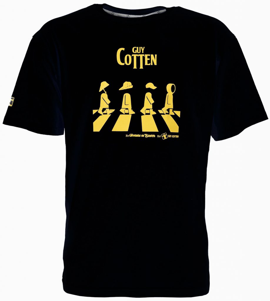T-shirt Passage Bonhommes noir Guy Cotten