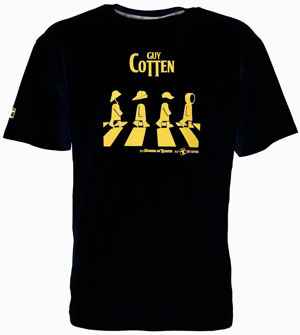 T-shirt Passage Bonhommes noir Guy Cotten